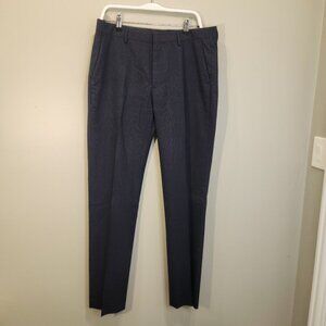 Bonobos Italian Stretch Wool Pants Comero Flexo Slim Cut Dark Navy - Size 34/34